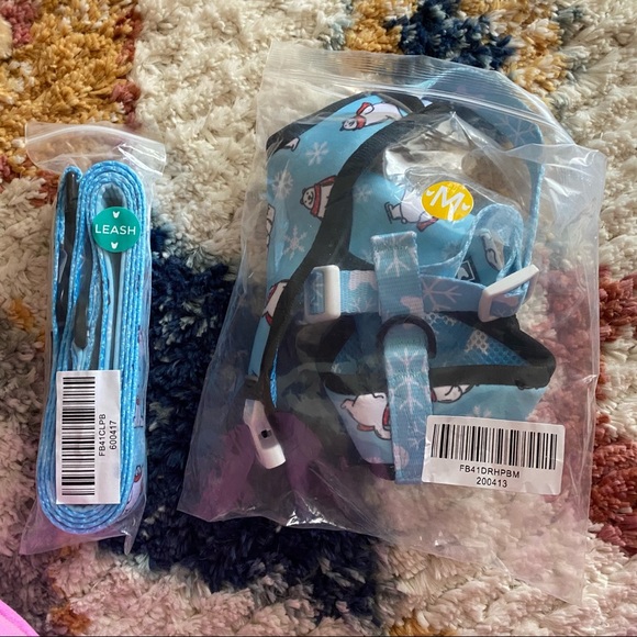 FRENCHIE DUO REVERSIBLE HARNESS AND COMFORT LEASH - Picture 3 of 3